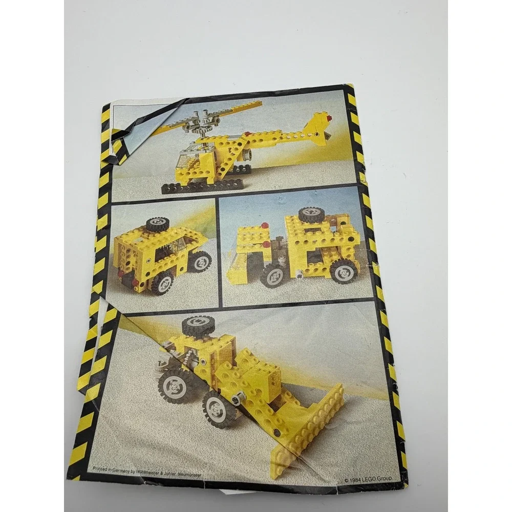 Vintage LEGO Technic‎ 8020 Universal Set Instruction Manual Booklet 1984